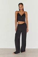 Out From Under Juliette Lacy Satin Lounge Pant