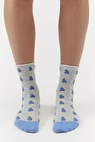 Icon Lettuce-Edge Pointelle Crew Sock