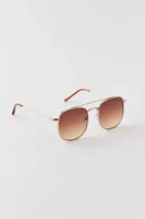 UO Essential Metal Aviator Sunglasses