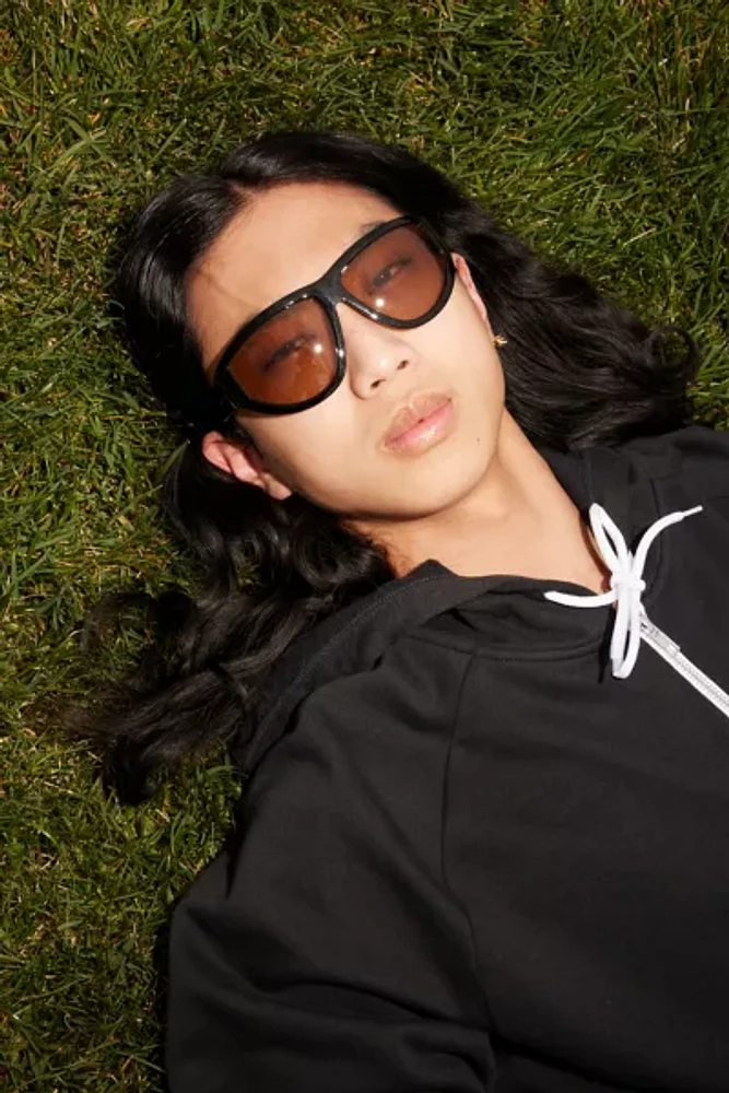 Cohen Oversized Wraparound Sunglasses