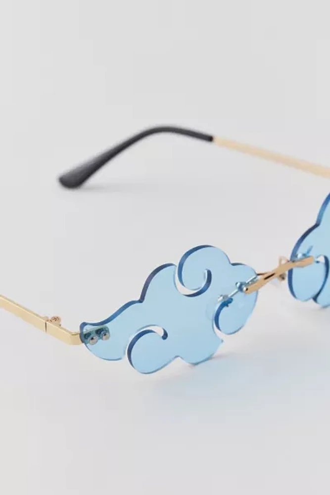 Clouded Vision Rimless Sunglasses
