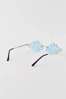 Clouded Vision Rimless Sunglasses