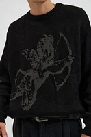 WORSHIP SUPPLIES Cherub Brushed Crew Neck Sweater