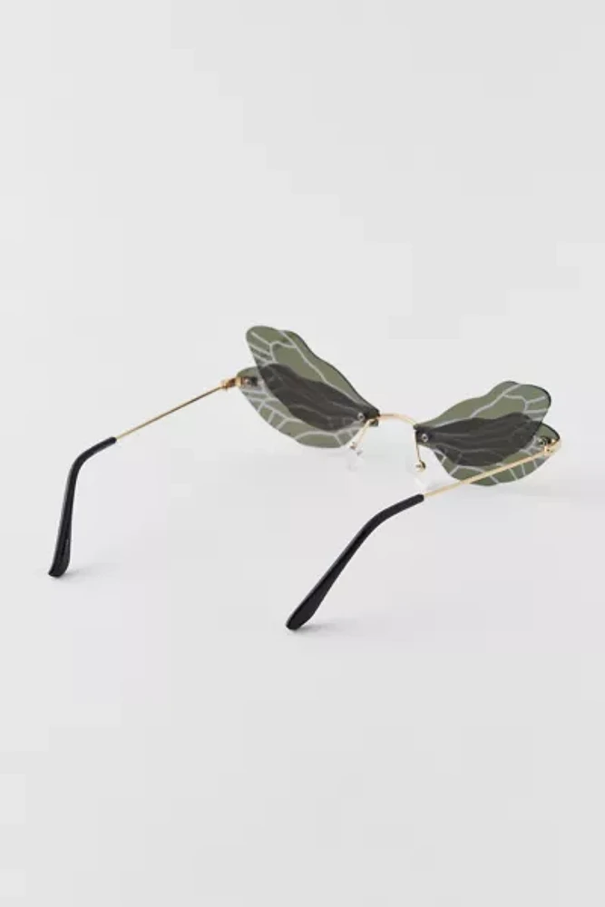 Pixie Wing Rimless Sunglasses