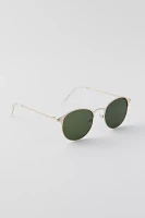 UO Essential Metal Half-Frame Sunglasses