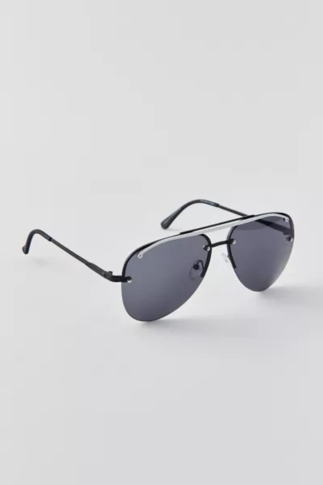 '80s Metal Aviator Sunglasses