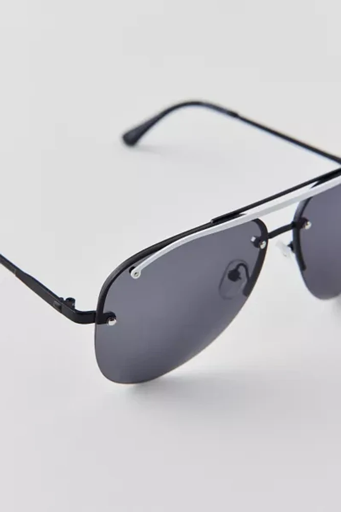 '80s Metal Aviator Sunglasses