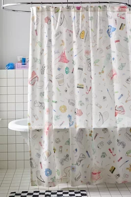 Hot Mess Shower Curtain