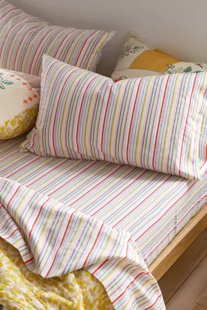 Rainbow Stripe Sheet Set