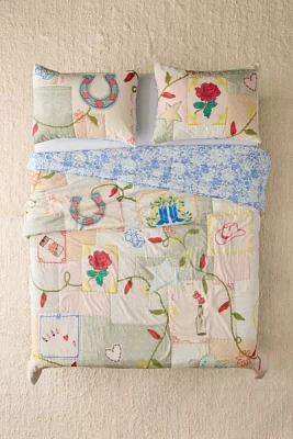 Whimsical Icons Reversible Quilt