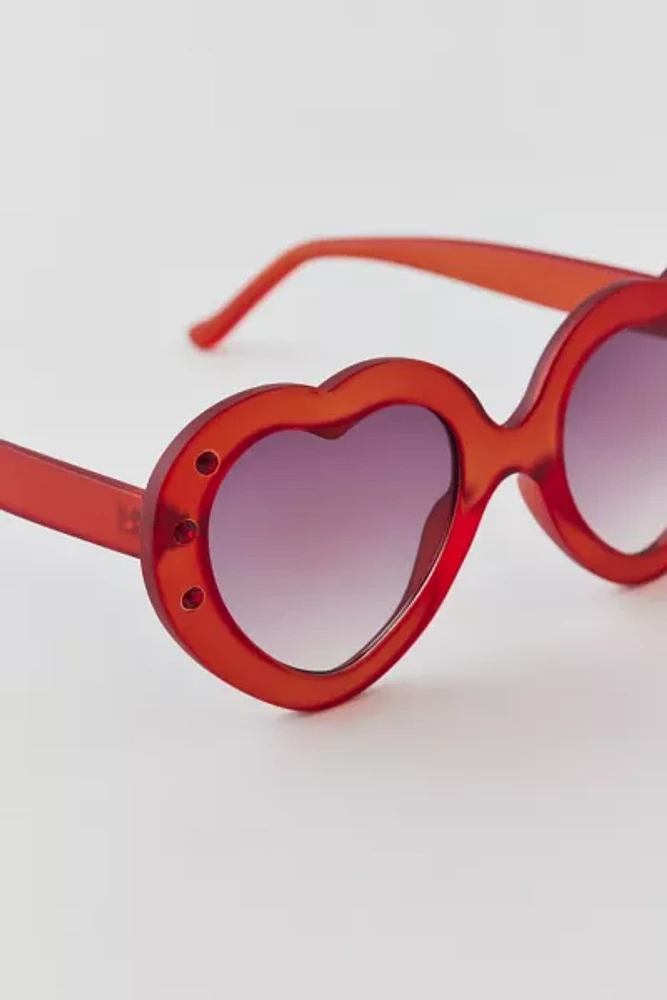 Gem Heart-Shaped Sunglasses