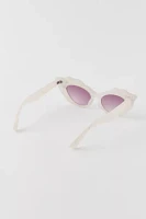 Gem Scalloped Cat-Eye Sunglasses