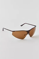 Raven Metal Shield Sunglasses