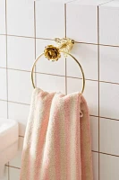 Rosette Towel Ring