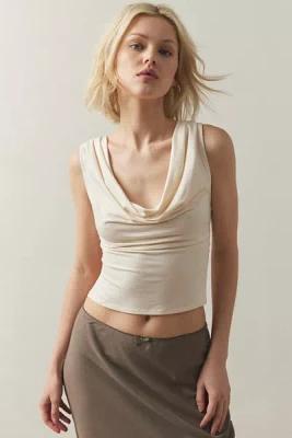 Out From Under Sloan Cowl Neck Tank Top