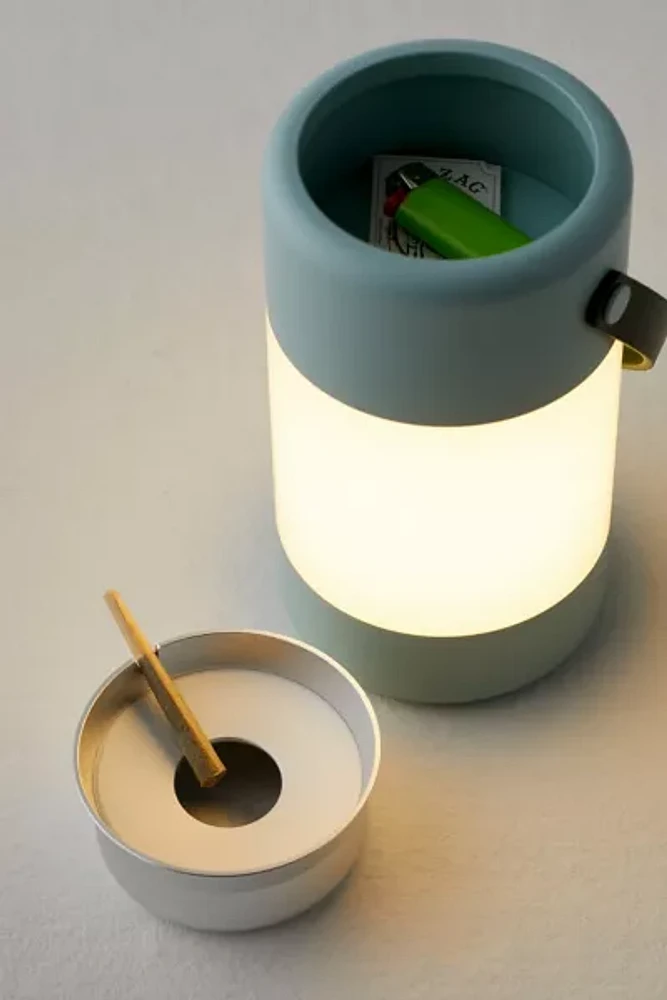 Houseplant Stack Lantern Ashtray Lamp