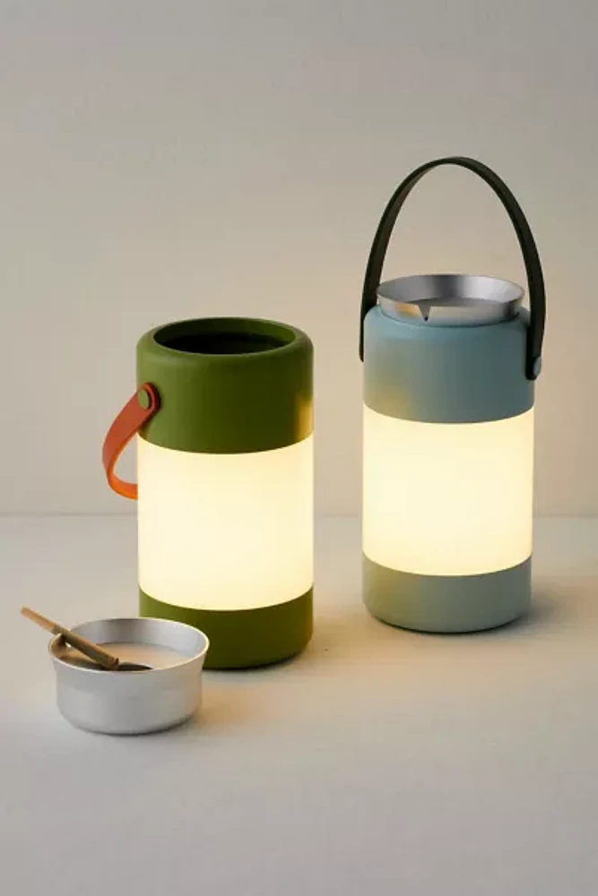 Houseplant Stack Lantern Ashtray Lamp