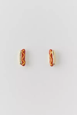 Delicate Hot Dog Earring