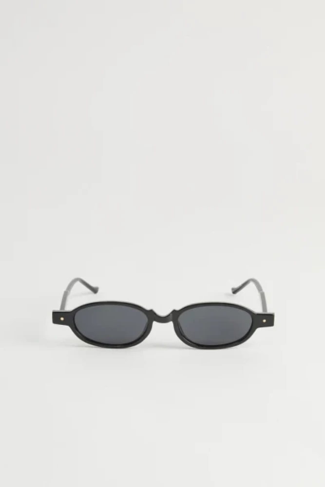 Kai Slim Oval Sunglasses