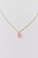 Delicate Gummy Bear Charm Necklace