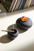 Houseplant Pebble Match Striker & Ashtray