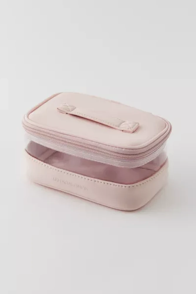 MYTAGALONGS Mini Clear Train Case Cosmetic Bag