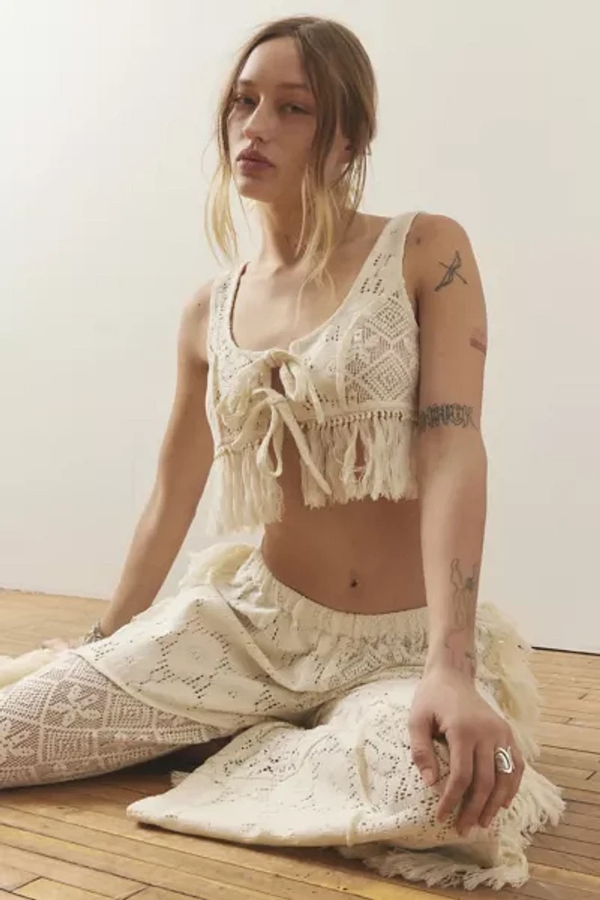 Out From Under Festival Beach Crochet Top