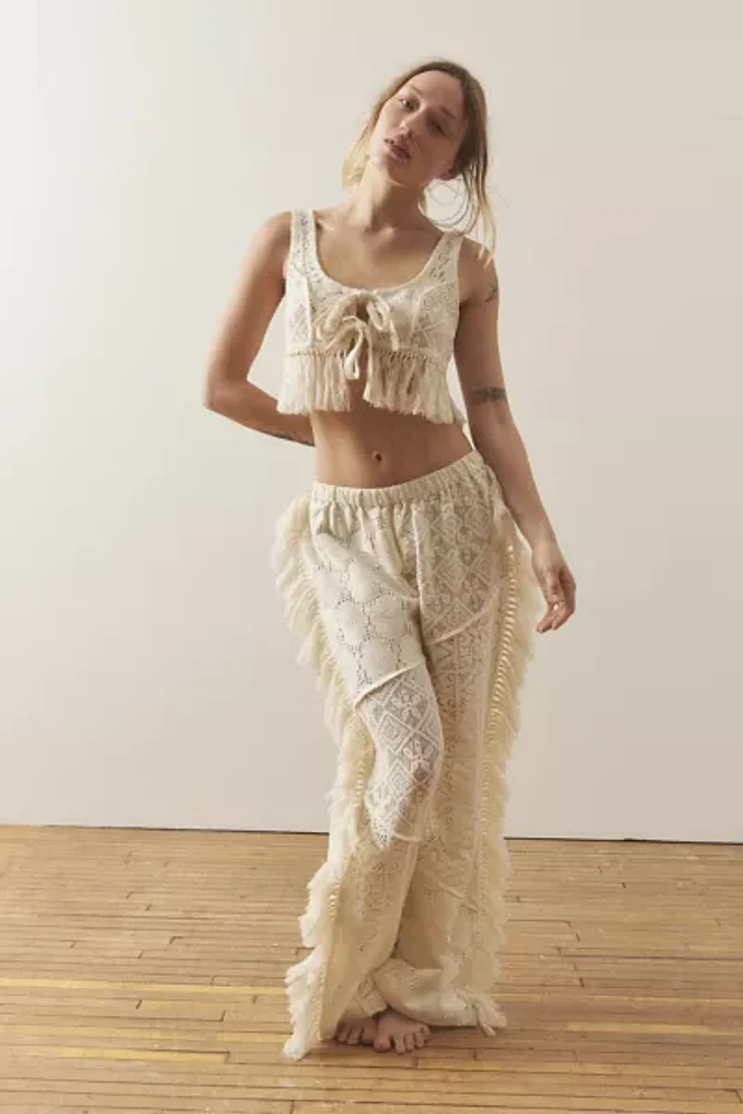Out From Under Festival Beach Crochet Top