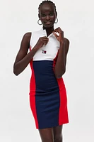 Tommy Jeans Badge Color Blocked Mini Dress