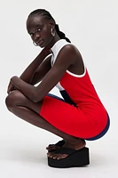 Tommy Jeans Badge Color Blocked Mini Dress