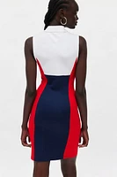 Tommy Jeans Badge Color Blocked Mini Dress