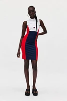 Tommy Jeans Badge Color Blocked Mini Dress