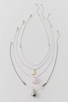 Sydney Moon & Pearl Layering Necklace Set