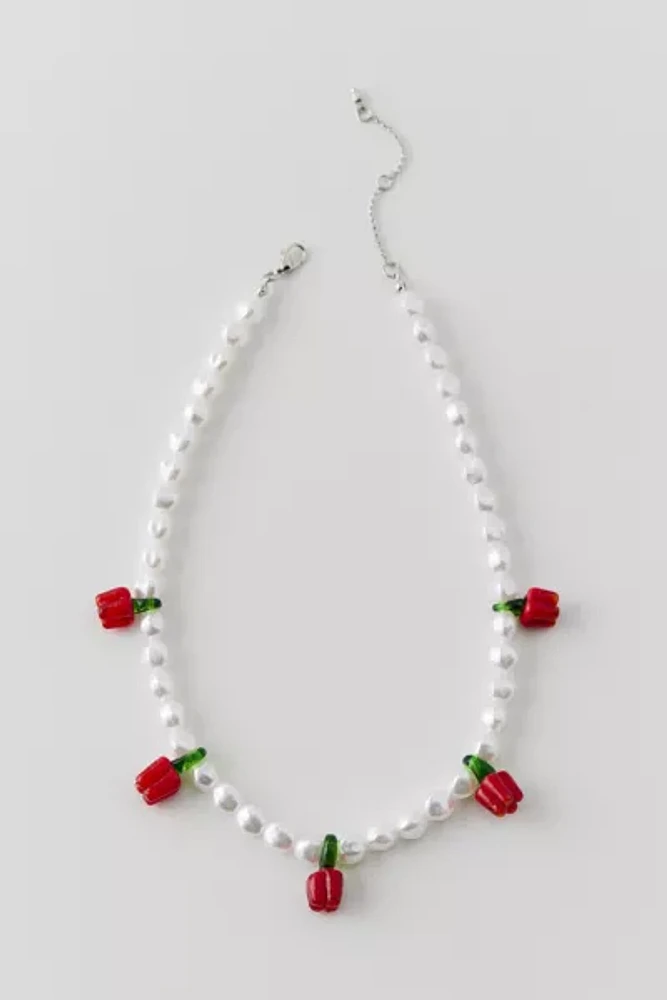 Pearl & Pepper Necklace