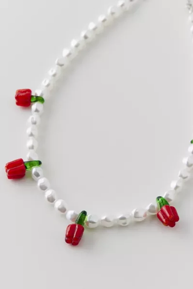 Pearl & Pepper Necklace