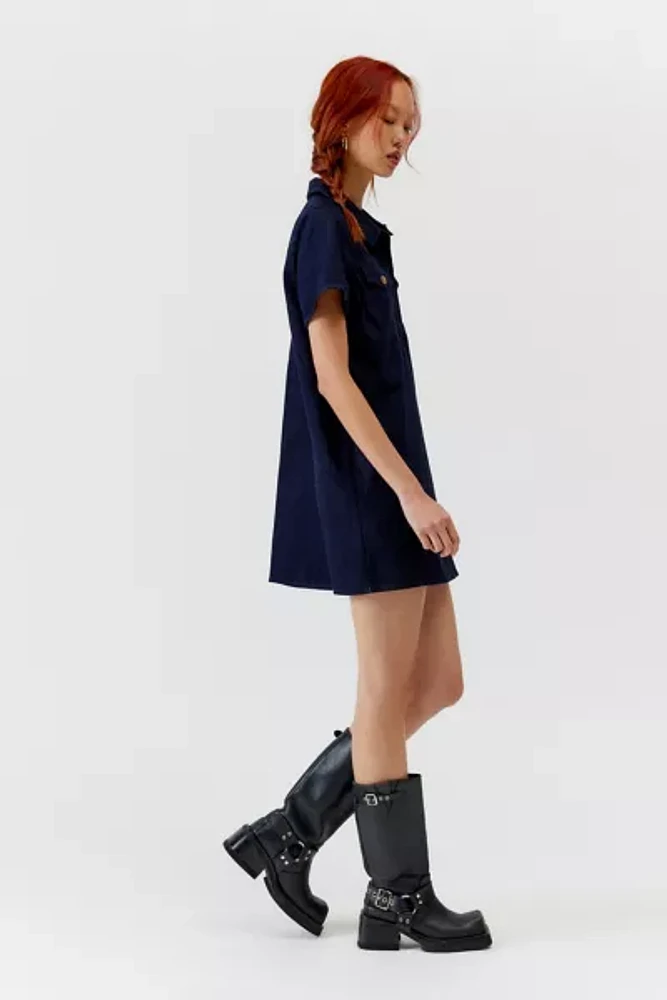 Motel Reiga Denim Mini Dress