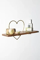 Heart Bracket Wall Shelf