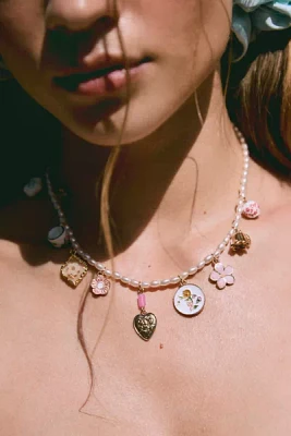 Lottie Pearl Treasure Charm Necklace