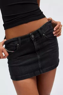 Diesel De-Ron Denim Micro Skirt