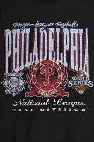 New Era Philadelphia Phillies Oversized Team Logo Graphic Tee