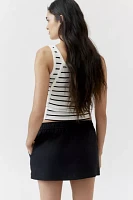 Urban Renewal Made LA EcoVero™️ Linen Drawstring Micro Mini Skirt