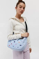 BAGGU UO Exclusive Embroidered Nylon Crescent Bag