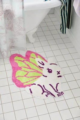 Bunny Fly Bath Mat