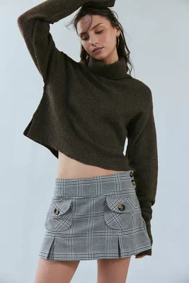 UO Jillian Pleated Micro Mini Skort