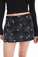 UO Jillian Pleated Micro Mini Skort