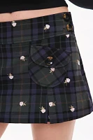 UO Jillian Pleated Micro Mini Skort