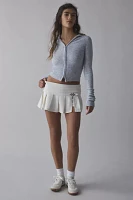 BDG Shaina Belted Linen Micro Mini Skort