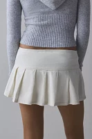 BDG Shaina Belted Linen Micro Mini Skort