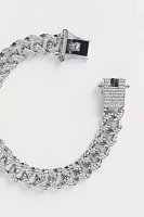 Iced Curb Chain Bracelet