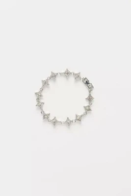 Iced Pointed Chain Bracelet
